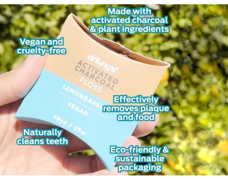 Virkur kolatannþráður (Activated Charcoal)