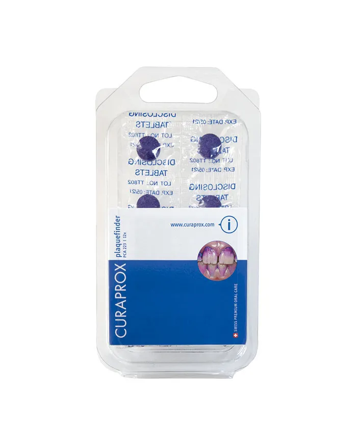 Curaprox Plaquefinder PCA 223, litatöflur