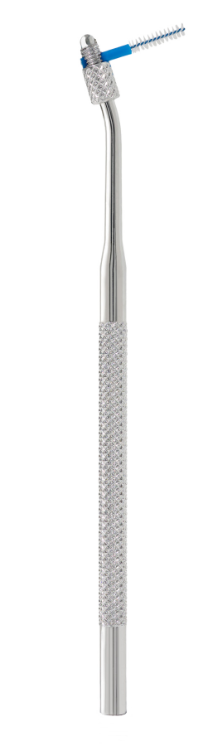 Millitannabursti með handfangi.